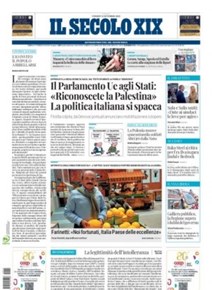 Copertura Il Secolo XIX