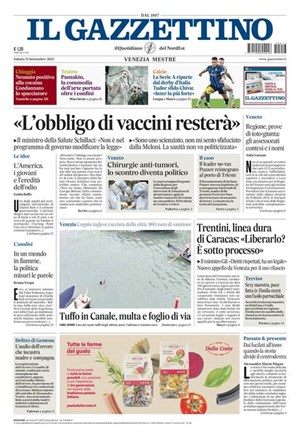 Copertura Il Gazzettino