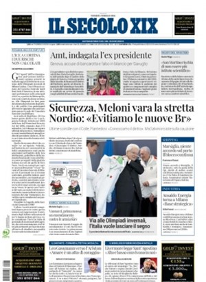 Copertura Il Secolo XIX