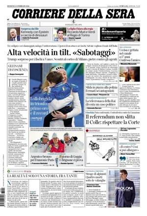 Copertura Corriere della Sera