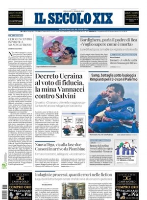 Copertura Il Secolo XIX