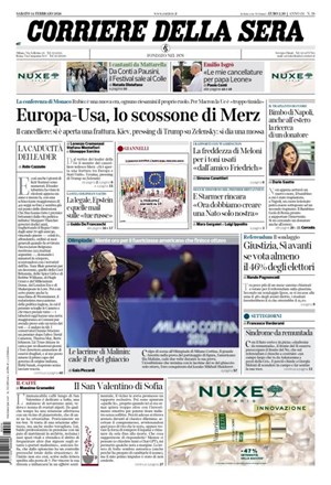 Copertura Corriere della Sera