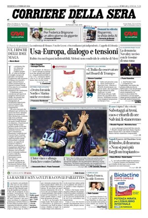 Copertura Corriere della Sera