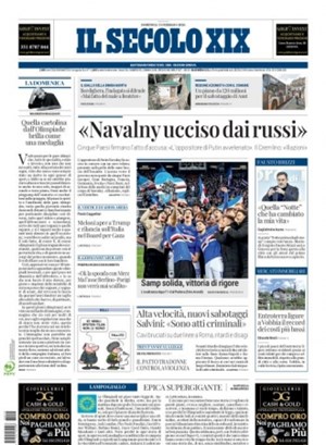 Copertura Il Secolo XIX