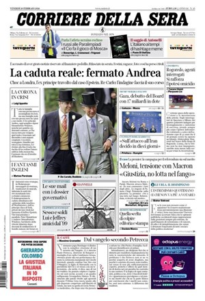 Copertura Corriere della Sera