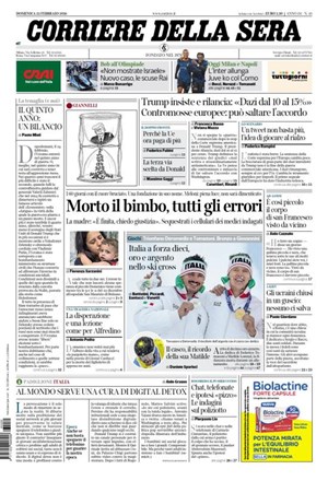 Copertura Corriere della Sera