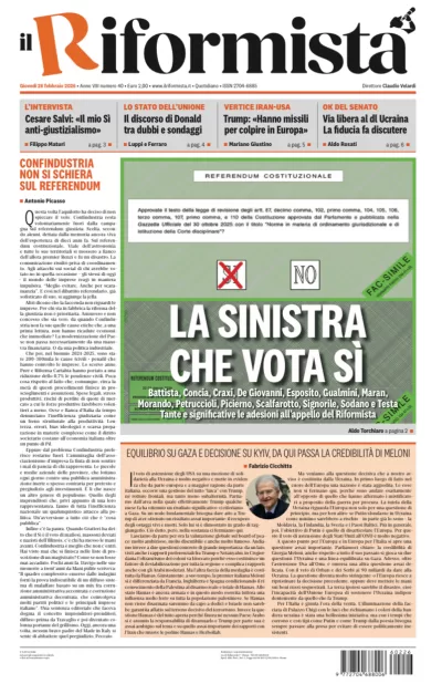 Copertura Il Riformista