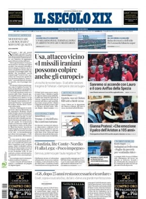 Copertura Il Secolo XIX