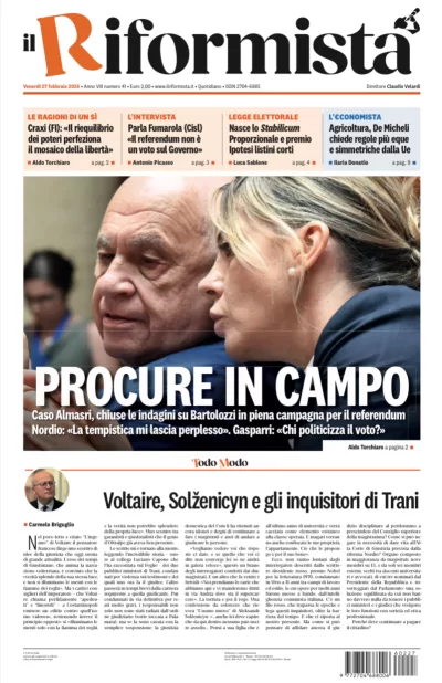 Copertura Il Riformista