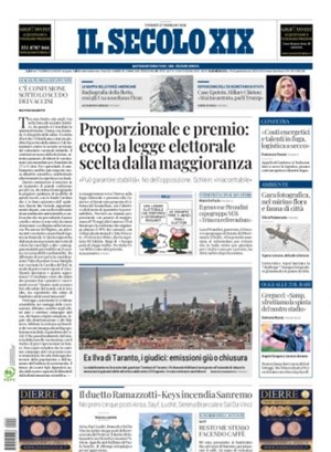 Copertura Il Secolo XIX