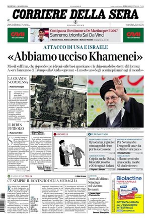 Copertura Corriere della Sera