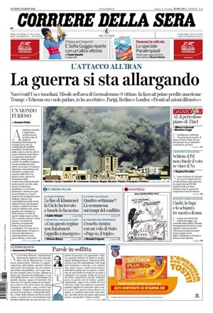 Copertura Corriere della Sera