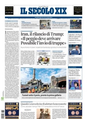 Copertura Il Secolo XIX