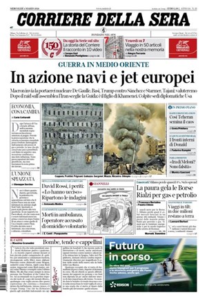 Copertura Corriere della Sera