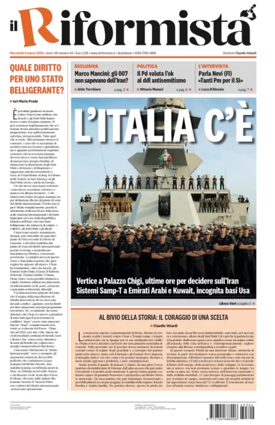 Copertura Il Riformista