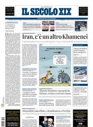 Copertura Il Secolo XIX