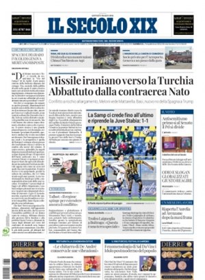 Copertura Il Secolo XIX