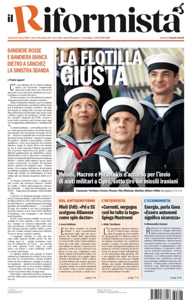 Copertura Il Riformista