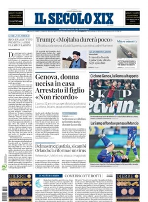 Copertura Il Secolo XIX