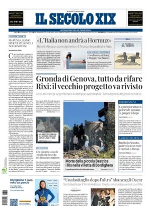 Copertura Il Secolo XIX