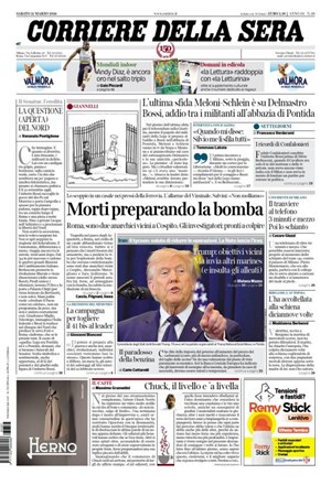 Copertura Corriere della Sera