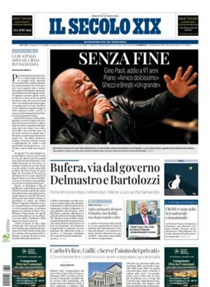 Copertura Il Secolo XIX