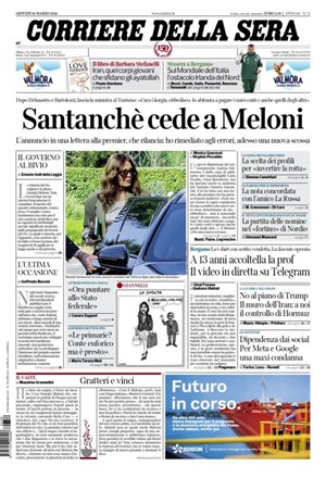 Copertura Corriere della Sera