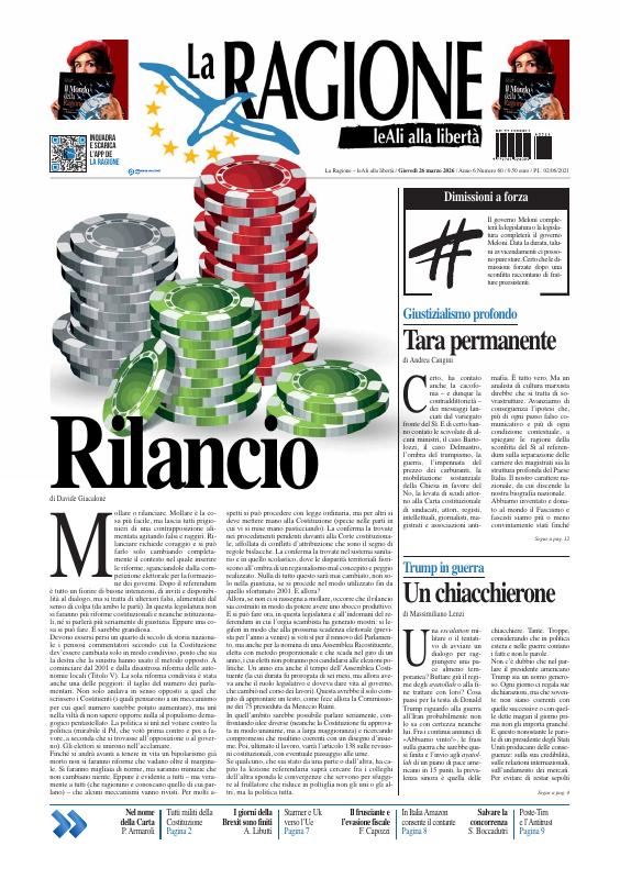 Copertura La Ragione