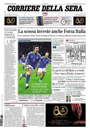 Copertura Corriere della Sera