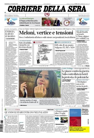 Copertura Corriere della Sera