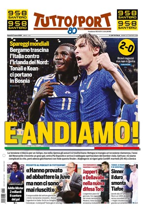 Copertura Tuttosport