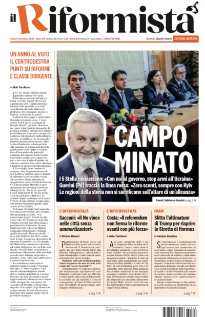 Copertura Il Riformista