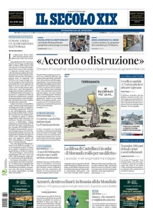 Copertura Il Secolo XIX