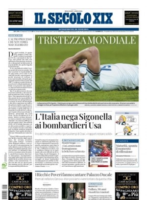 Copertura Il Secolo XIX