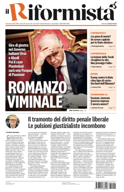 Copertura Il Riformista