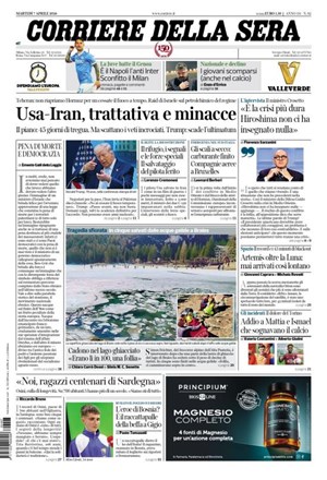 Copertura Corriere della Sera