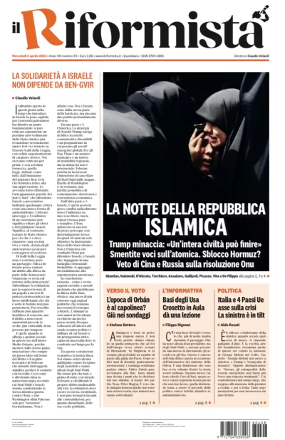 Copertura Il Riformista