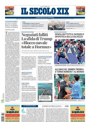 Copertura Il Secolo XIX