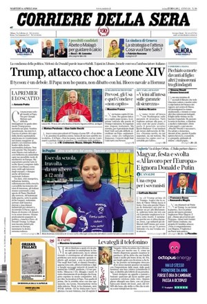 Copertura Corriere della Sera