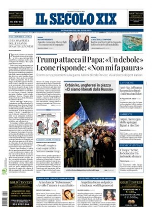 Copertura Il Secolo XIX