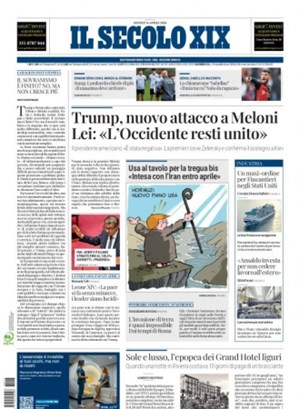 Copertura Il Secolo XIX