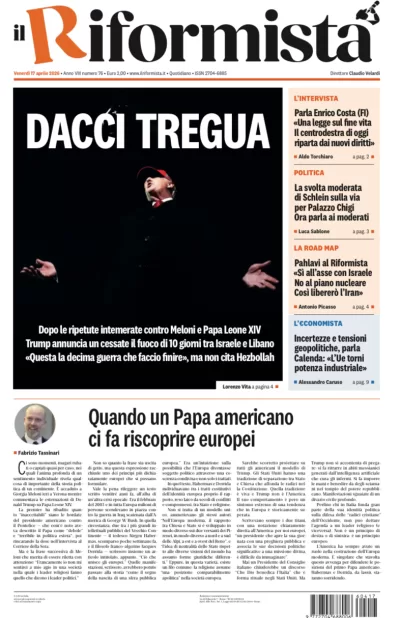 Copertura Il Riformista