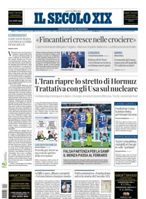 Copertura Il Secolo XIX