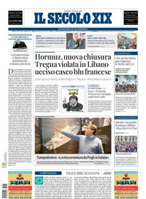 Copertura Il Secolo XIX