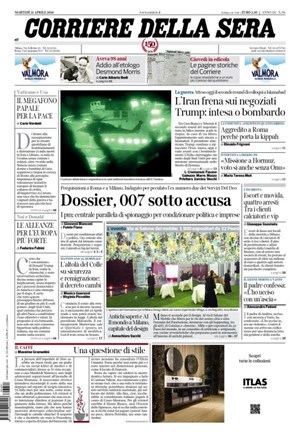 Copertura Corriere della Sera