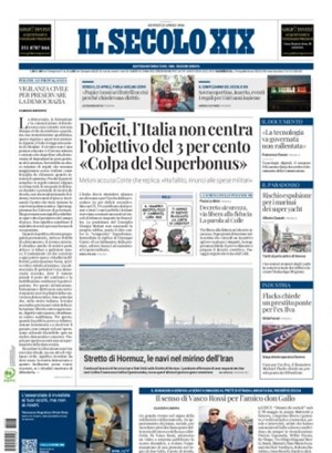 Copertura Il Secolo XIX