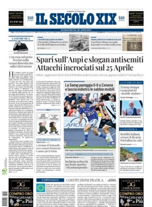 Copertura Il Secolo XIX