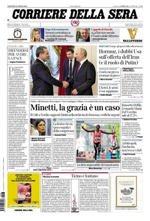 Copertura Corriere della Sera