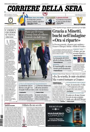 Copertura Corriere della Sera