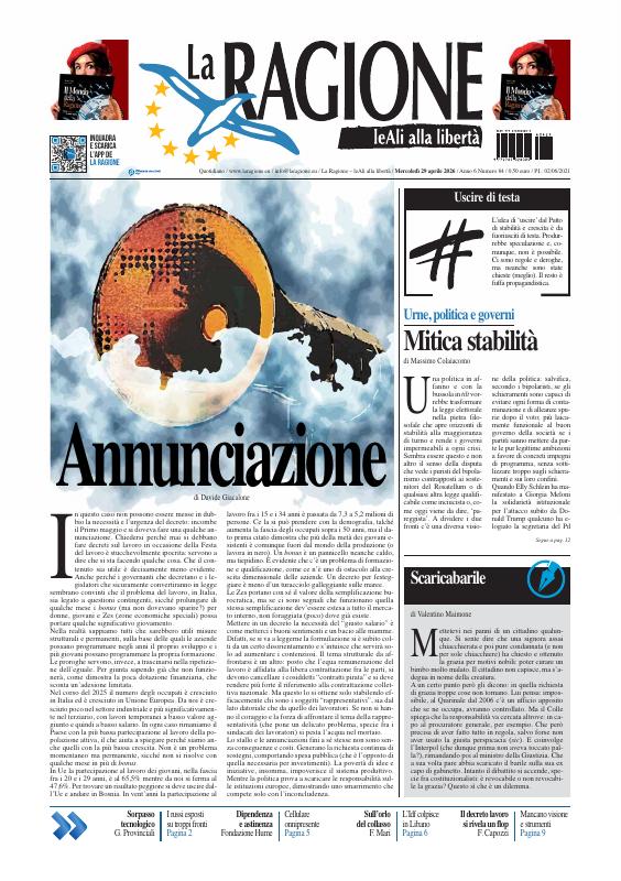 Copertura La Ragione